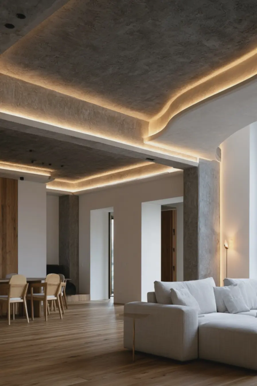 ambiente-acolhedor-com-teto-escuro-e-moveis-claros-combinando-madeira-natural-esofa-cinza-claro O charme inesperado do teto: ideias que elevam a decoração e renovam qualquer ambiente ambiente-acolhedor-com-teto-escuro-e-moveis-claros-combinando-madeira-natural-esofa-cinza-claro O charme inesperado do teto: ideias que elevam a decoração e renovam qualquer ambiente