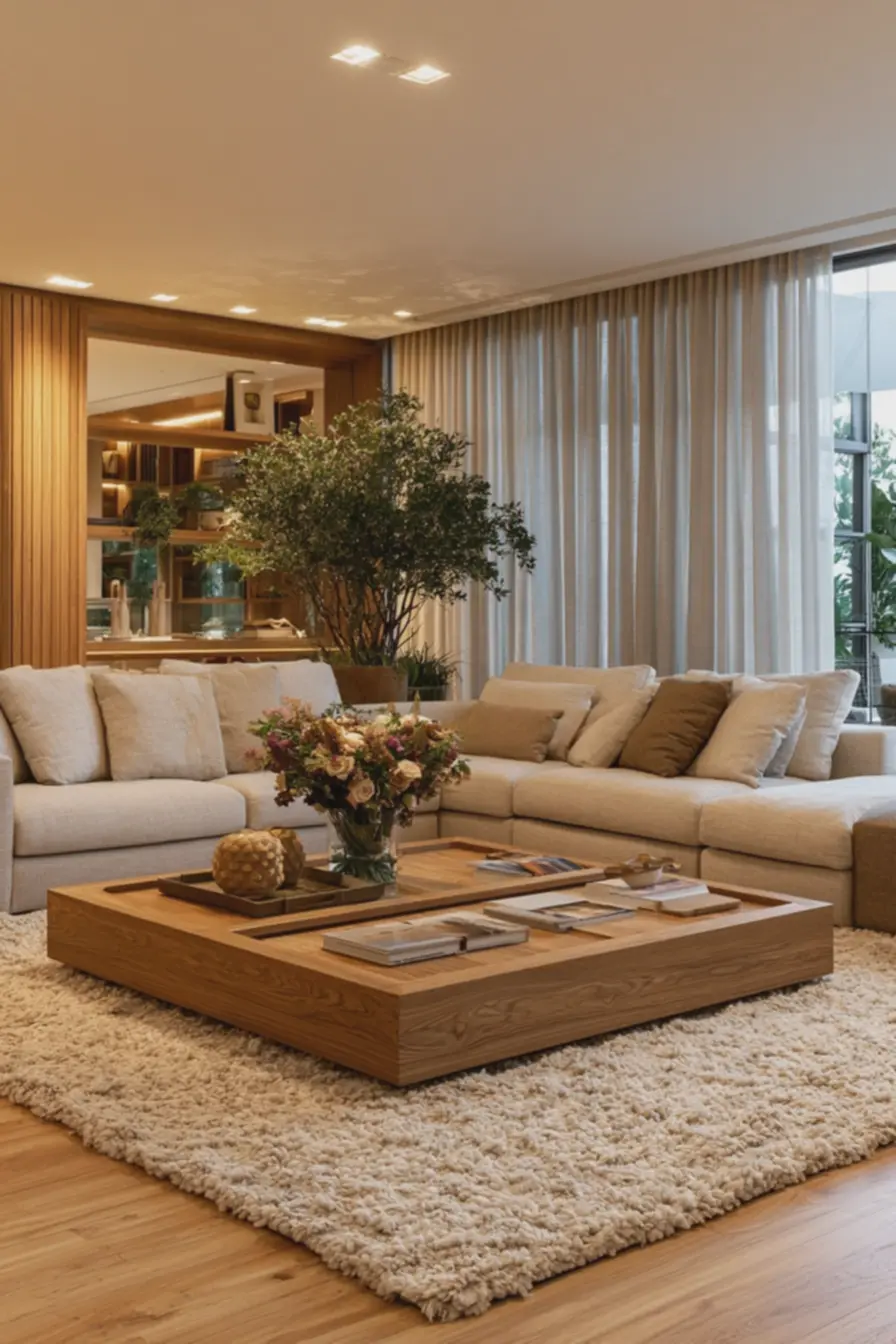 ambiente-com-sofa-de-linho-bege-e-tapete-terroso-sem-profundidade-visual A iluminação que falta e faz sua sala parecer sem vida mesmo com decoração sofisticada ambiente-com-sofa-de-linho-bege-e-tapete-terroso-sem-profundidade-visual A iluminação que falta e faz sua sala parecer sem vida mesmo com decoração sofisticada