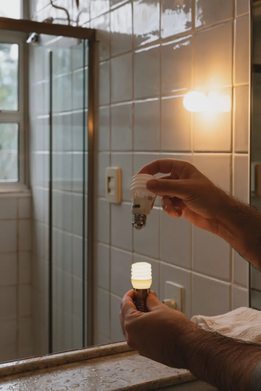 ambiente-de-banheiro-com-bancada-molhada-parcialmente-e-toalha-dobradaressaltando-transformacao-acessivel-e-economica-da-iluminacao O banheiro com cara de spa virou obsessão, mas dá para adaptar sem gastar uma fortuna ambiente-de-banheiro-com-bancada-molhada-parcialmente-e-toalha-dobradaressaltando-transformacao-acessivel-e-economica-da-iluminacao O banheiro com cara de spa virou obsessão, mas dá para adaptar sem gastar uma fortuna