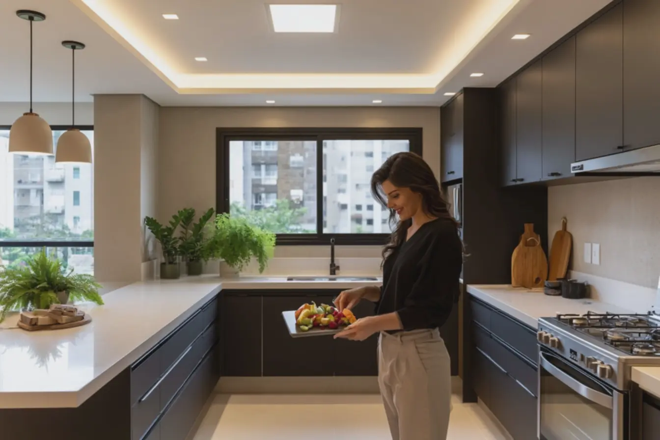 ambiente-de-cozinha-elegante-e-aconchegante-combinando-luz-layerizada-com-metaisinox-escovado-e-puxadores-discretos-pretos As cozinhas escuras voltaram, mas não do jeito pesado que muita gente imagina ambiente-de-cozinha-elegante-e-aconchegante-combinando-luz-layerizada-com-metaisinox-escovado-e-puxadores-discretos-pretos As cozinhas escuras voltaram, mas não do jeito pesado que muita gente imagina