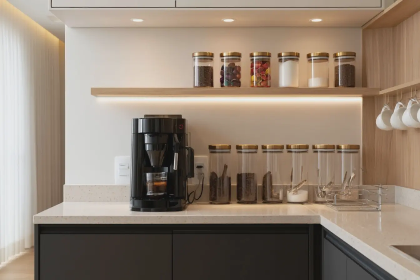 ambiente-funcional-e-iluminado-com-luz-natural-e-spots-de-led-para-preparoeficiente-do-cafe O canto do café evoluiu: agora ele precisa ser bonito, prático e integrado à decoração ambiente-funcional-e-iluminado-com-luz-natural-e-spots-de-led-para-preparoeficiente-do-cafe O canto do café evoluiu: agora ele precisa ser bonito, prático e integrado à decoração