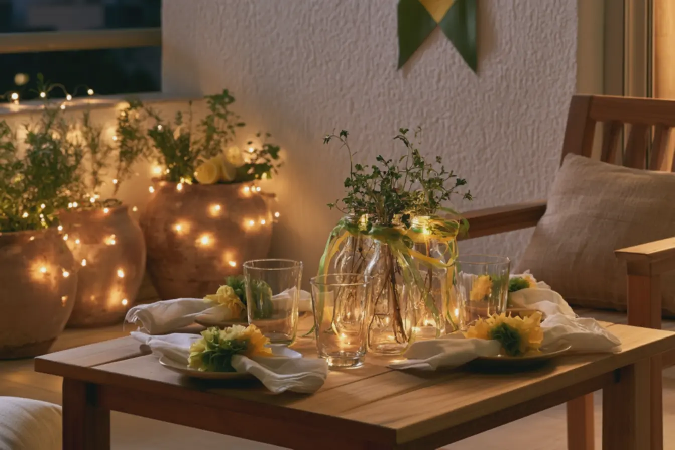 arranjo-de-garrafas-recicladas-com-fitas-verdes-e-amarelas-na-mesa-de-centro-navaranda Decoração para Copa do Mundo Simples e Bonita pra fazer em Casa arranjo-de-garrafas-recicladas-com-fitas-verdes-e-amarelas-na-mesa-de-centro-navaranda Decoração para Copa do Mundo Simples e Bonita pra fazer em Casa