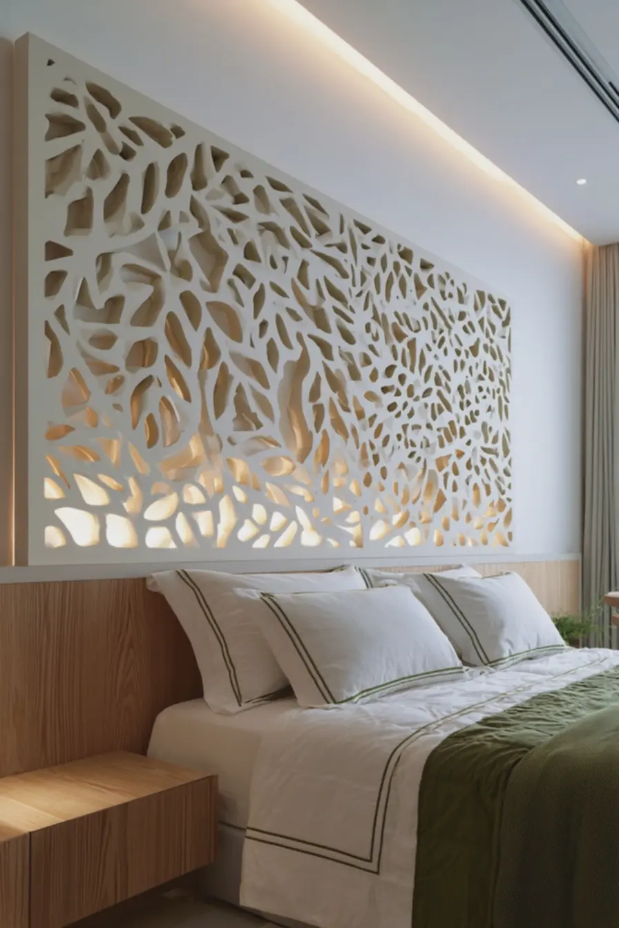 close-de-quadro-vazado-em-mdf-usado-como-cabeceira-de-cama-com-recortesorganicos-de-folhas Quadros vazados em mdf são a nova tendência na decoração e vamos mostrar o motivo close-de-quadro-vazado-em-mdf-usado-como-cabeceira-de-cama-com-recortesorganicos-de-folhas Quadros vazados em mdf são a nova tendência na decoração e vamos mostrar o motivo