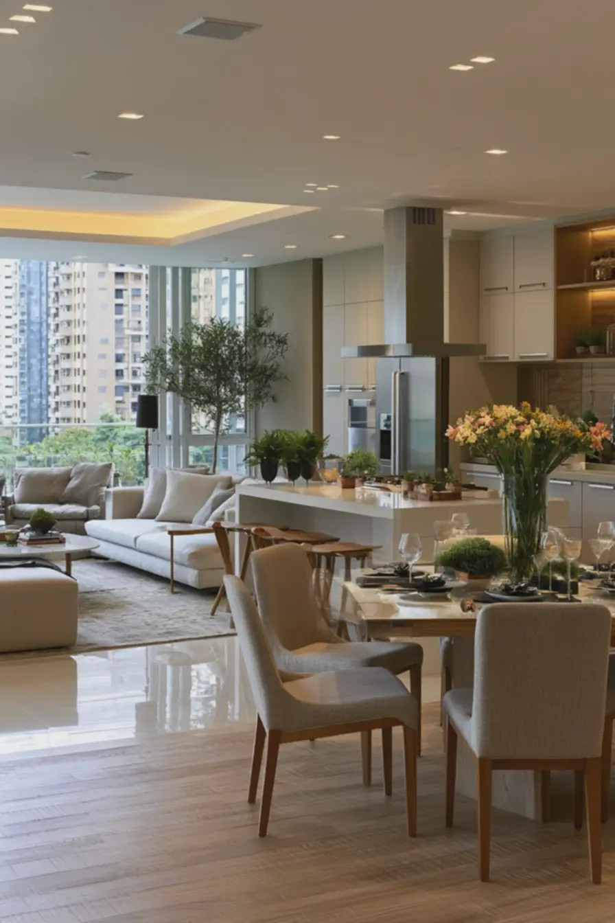 contraste-entre-moveis-altos-com-puxadores-metalicos-na-cozinha-e-moveis-baixosminimalistas-na-sala Como escolher elementos que conectam a cozinha ao restante da casa e reforçam a harmonia do ambiente integrado contraste-entre-moveis-altos-com-puxadores-metalicos-na-cozinha-e-moveis-baixosminimalistas-na-sala Como escolher elementos que conectam a cozinha ao restante da casa e reforçam a harmonia do ambiente integrado