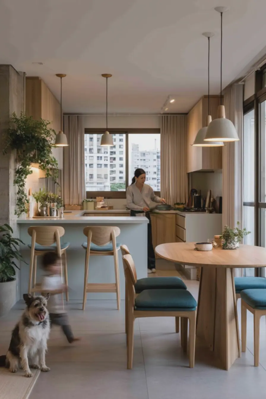 cozinha-compacta-com-bancada-fosca-e-cadeiras-com-almofadas-impermeaveis-azulpetroleo-para-rotina-pratica-e-confortavel A casa deste ano quer conforto real, e isso explica por que ambientes frios estão perdendo força cozinha-compacta-com-bancada-fosca-e-cadeiras-com-almofadas-impermeaveis-azulpetroleo-para-rotina-pratica-e-confortavel A casa deste ano quer conforto real, e isso explica por que ambientes frios estão perdendo força