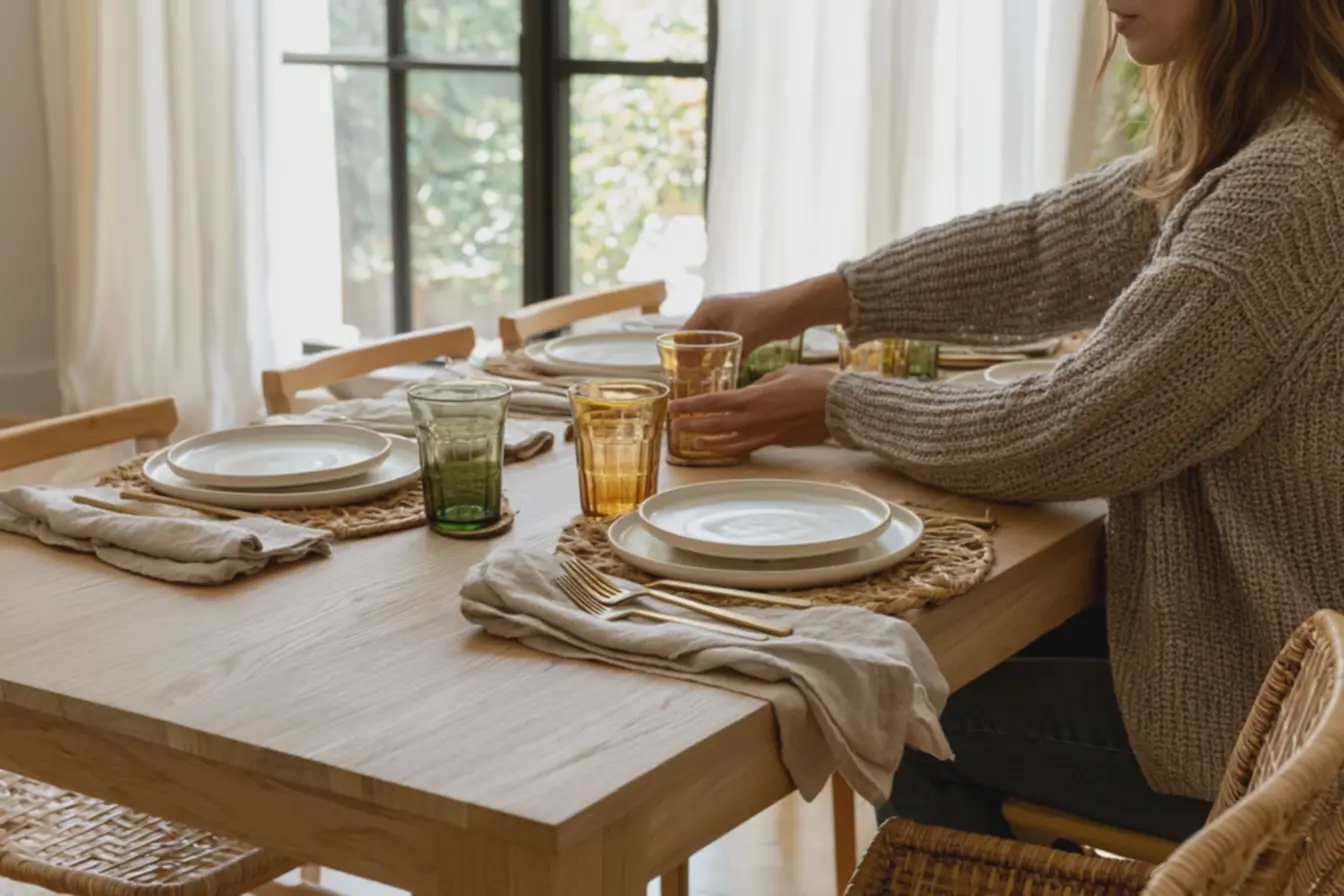 decoracao-de-mesa-com-luz-natural-suave-e-arrumacao-cuidadosa-de-tacas-coloridas Essa tendência de mesa posta prova que taça colorida e louça simples podem funcionar juntas decoracao-de-mesa-com-luz-natural-suave-e-arrumacao-cuidadosa-de-tacas-coloridas Essa tendência de mesa posta prova que taça colorida e louça simples podem funcionar juntas