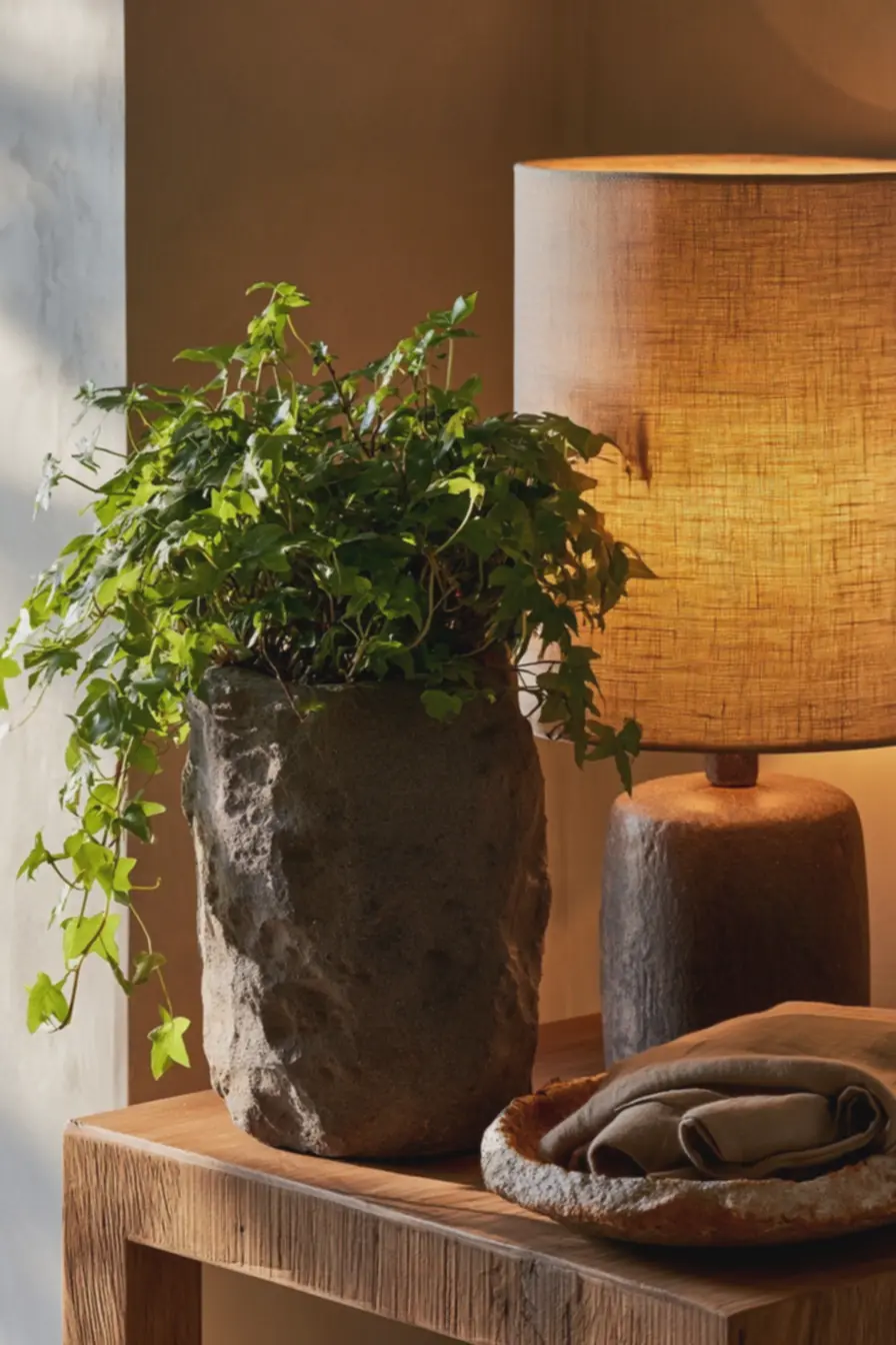 decoracao-pratica-e-delicada-com-abajur-de-ceramica-fosca-e-cupula-de-linhoiluminando-ambiente-japandi O estilo japandi continua vivo, mas ficou mais quente, orgânico e menos engessado decoracao-pratica-e-delicada-com-abajur-de-ceramica-fosca-e-cupula-de-linhoiluminando-ambiente-japandi O estilo japandi continua vivo, mas ficou mais quente, orgânico e menos engessado