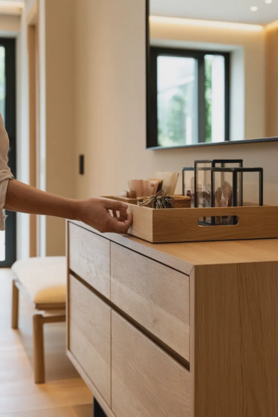 decoracao-pratica-e-elegante-para-halls-combinando-mobiliario-claro-espelhogrande-e-acessorios-organizadores Chega de corredor sem graça: Uma boa decoração no aparador pode ser o que você precisa decoracao-pratica-e-elegante-para-halls-combinando-mobiliario-claro-espelhogrande-e-acessorios-organizadores Chega de corredor sem graça: Uma boa decoração no aparador pode ser o que você precisa