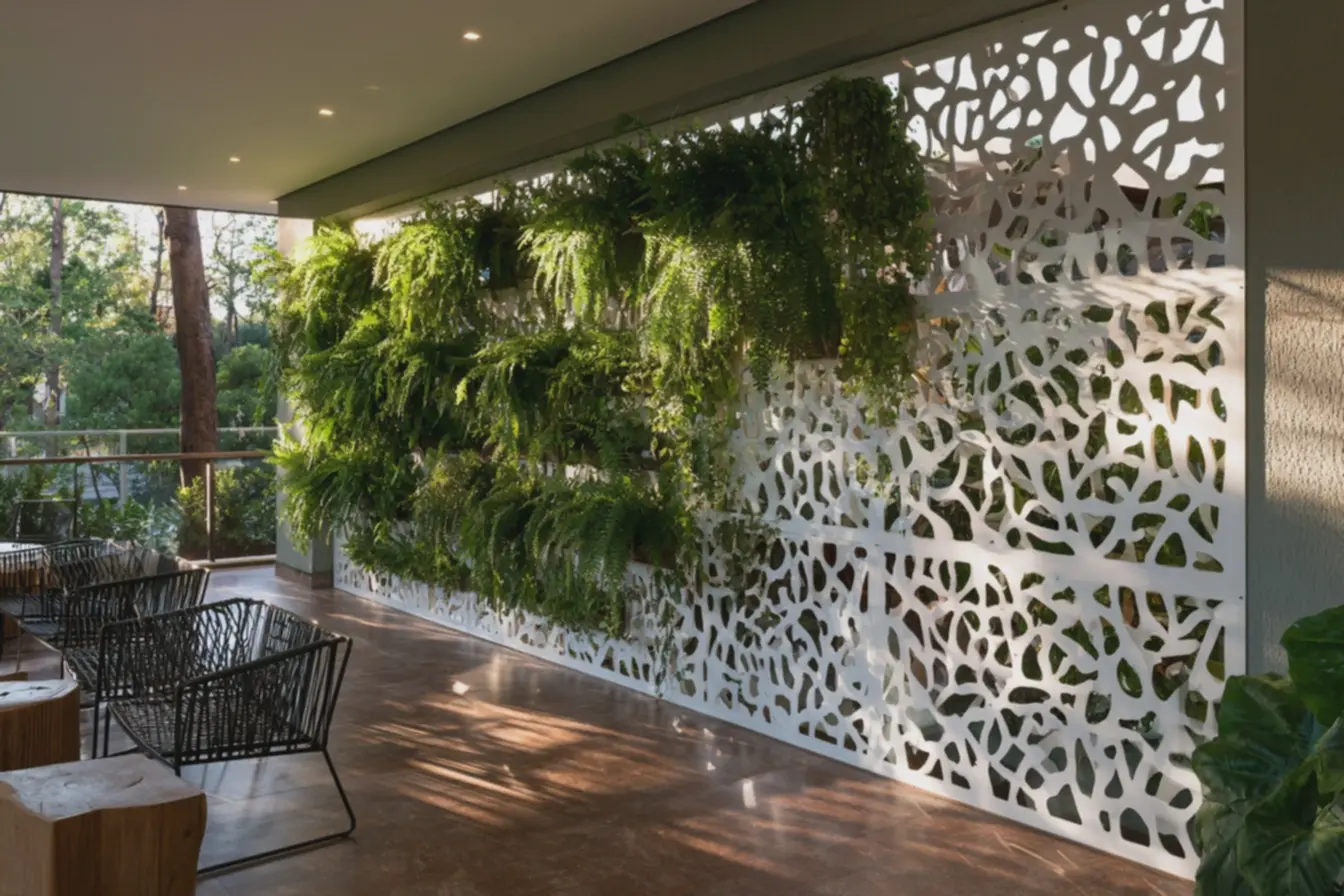 divisoria-vazada-em-mdf-com-desenho-de-folhagens-entrelacadas-usada-como-suportepara-plantas-penduradas Quadros vazados em mdf são a nova tendência na decoração e vamos mostrar o motivo divisoria-vazada-em-mdf-com-desenho-de-folhagens-entrelacadas-usada-como-suportepara-plantas-penduradas Quadros vazados em mdf são a nova tendência na decoração e vamos mostrar o motivo