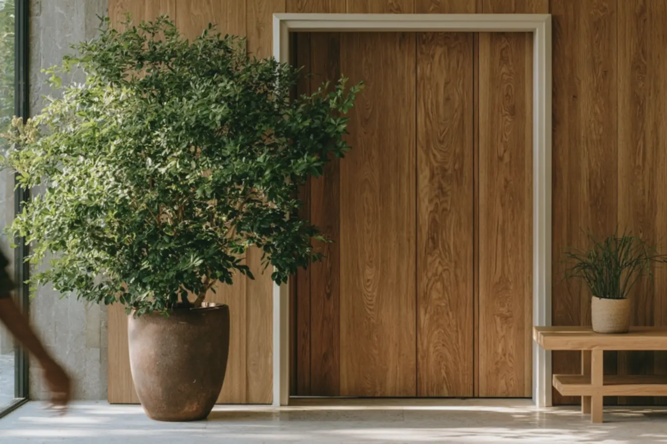 entrada-com-plantas-dispostas-para-equilibrio-entre-estetica-e-funcionalidade A presença das plantas na entrada que faz a casa parecer convidativa sem exageros visuais entrada-com-plantas-dispostas-para-equilibrio-entre-estetica-e-funcionalidade A presença das plantas na entrada que faz a casa parecer convidativa sem exageros visuais