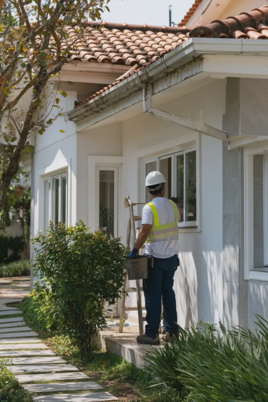 fachada-com-revestimento-porcelanato-cinza-e-pintura-renovada-garantindopreservacao-externa A reforma que mais valoriza a casa pode estar do lado de fora, não dentro fachada-com-revestimento-porcelanato-cinza-e-pintura-renovada-garantindopreservacao-externa A reforma que mais valoriza a casa pode estar do lado de fora, não dentro