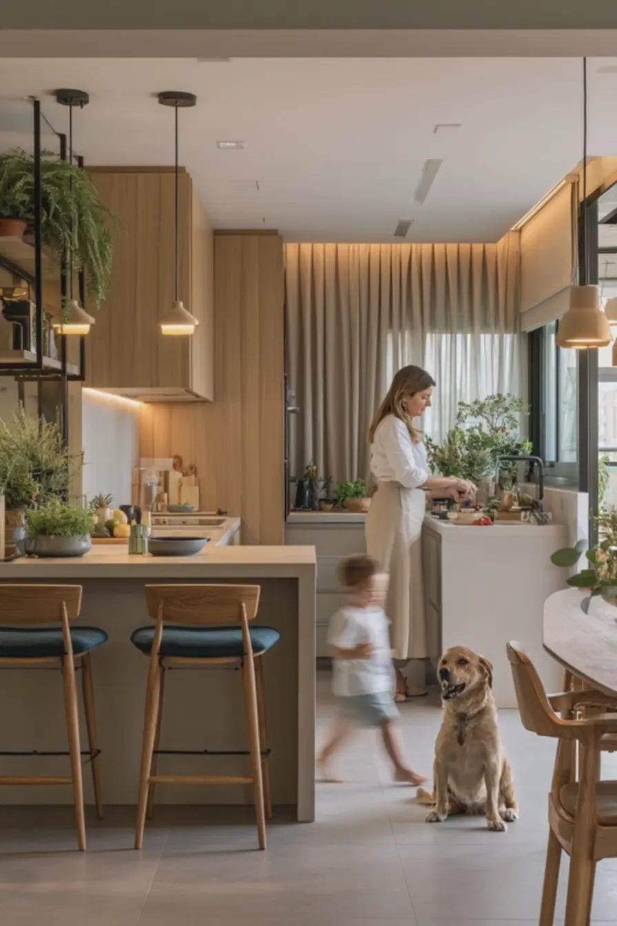 iluminacao-quente-por-pendentes-e-cortinas-blackout-em-cozinha-funcional-quegarante-conforto-termico-e-acustico-em-casa A casa deste ano quer conforto real, e isso explica por que ambientes frios estão perdendo força iluminacao-quente-por-pendentes-e-cortinas-blackout-em-cozinha-funcional-quegarante-conforto-termico-e-acustico-em-casa A casa deste ano quer conforto real, e isso explica por que ambientes frios estão perdendo força