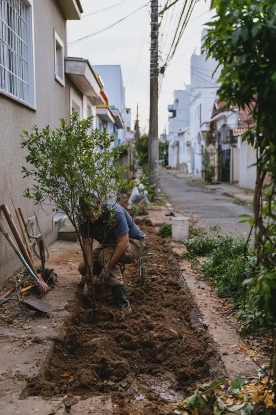 jardineiro-instalando-barreira-radicular-metalica-para-reseda-em-calcadaestreita-prevenindo-danos-ao-passeio-urbano Essas são as árvores preferidas para calçadas: e a 5ª opção é a mais linda de todas jardineiro-instalando-barreira-radicular-metalica-para-reseda-em-calcadaestreita-prevenindo-danos-ao-passeio-urbano Essas são as árvores preferidas para calçadas: e a 5ª opção é a mais linda de todas