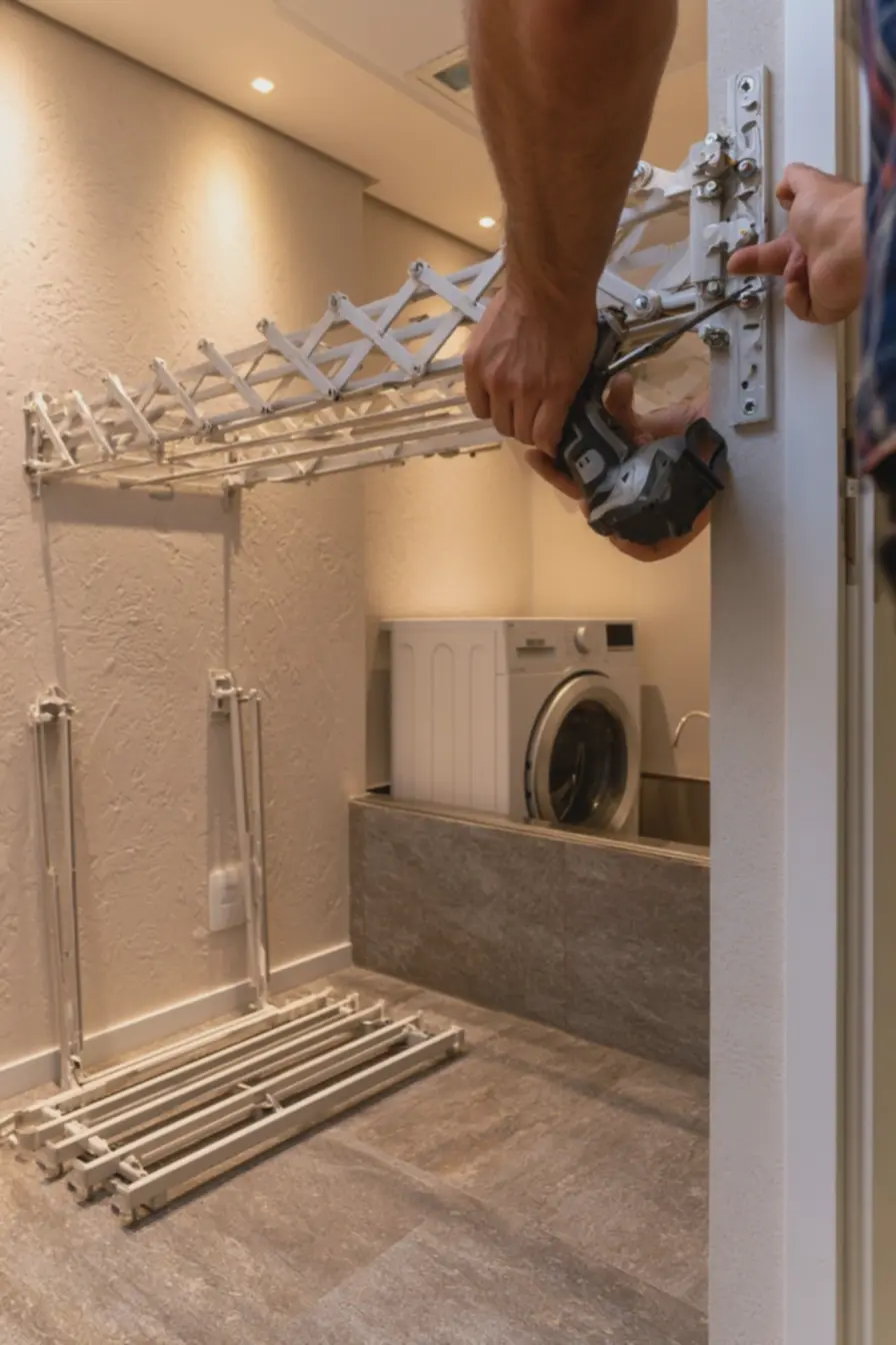 maquina-de-lavar-compacta-e-tanque-com-ventilacao-adequada-em-espaco-minimo-delavanderia-organizada Chega de lavanderia improvisada: ideias simples para deixar o espaço bonito e funcional maquina-de-lavar-compacta-e-tanque-com-ventilacao-adequada-em-espaco-minimo-delavanderia-organizada Chega de lavanderia improvisada: ideias simples para deixar o espaço bonito e funcional