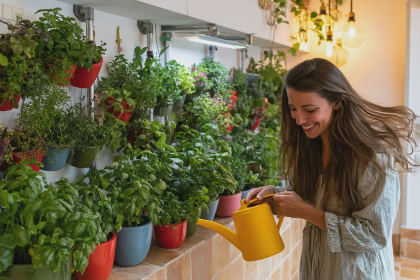 mini-jardim-interno-em-canto-da-cozinha-com-vasos-coloridos-e-ervas-aromaticas O cantinho sem uso da casa pode virar o ambiente mais desejado com poucas mudanças mini-jardim-interno-em-canto-da-cozinha-com-vasos-coloridos-e-ervas-aromaticas O cantinho sem uso da casa pode virar o ambiente mais desejado com poucas mudanças