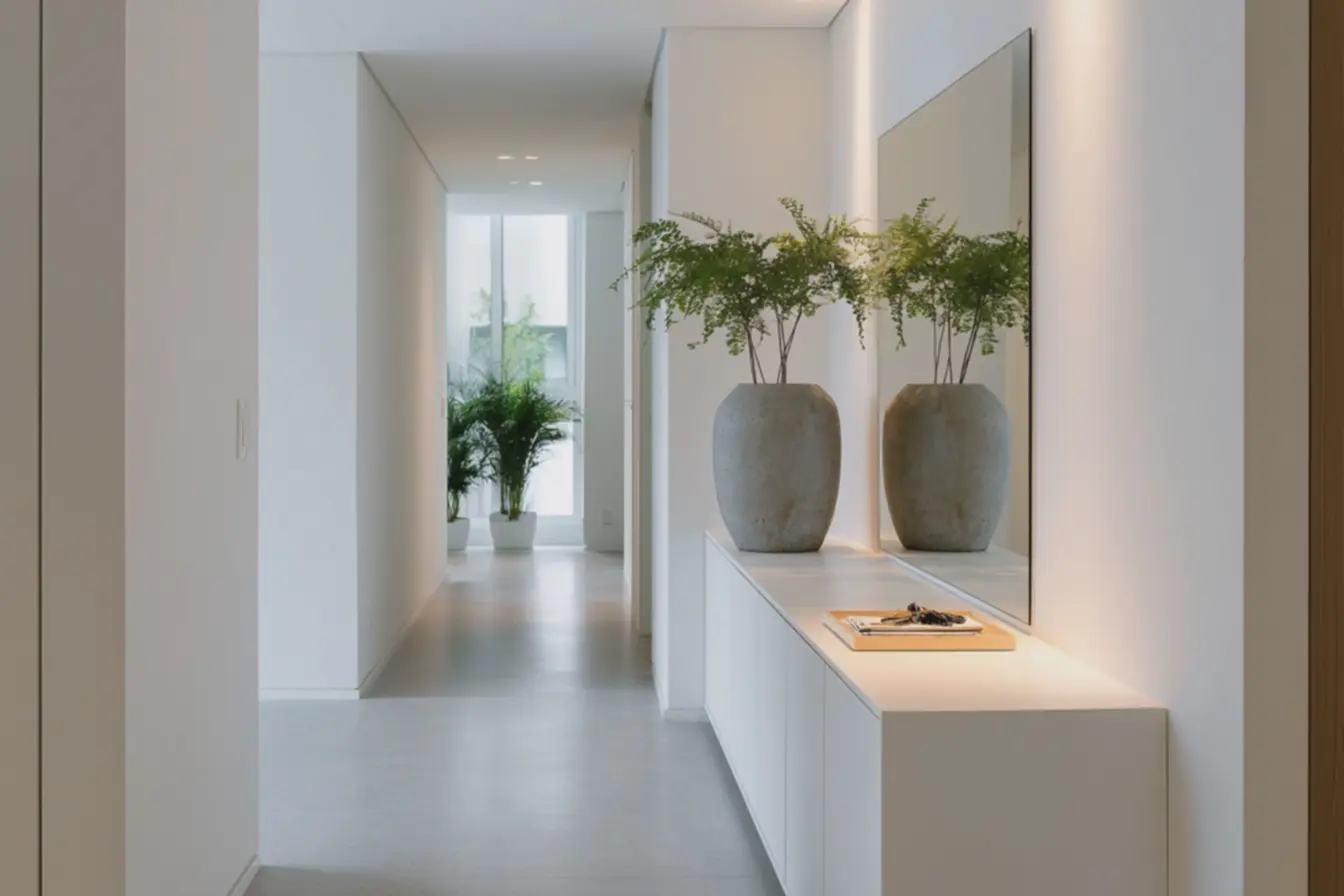 organizacao-pratica-em-corredor-com-aparador-de-pouca-profundidade-e-acessoriosfuncionais-como-vaso-de-ceramica-e-bandeja-de-madeira Chega de corredor sem graça: Uma boa decoração no aparador pode ser o que você precisa organizacao-pratica-em-corredor-com-aparador-de-pouca-profundidade-e-acessoriosfuncionais-como-vaso-de-ceramica-e-bandeja-de-madeira Chega de corredor sem graça: Uma boa decoração no aparador pode ser o que você precisa