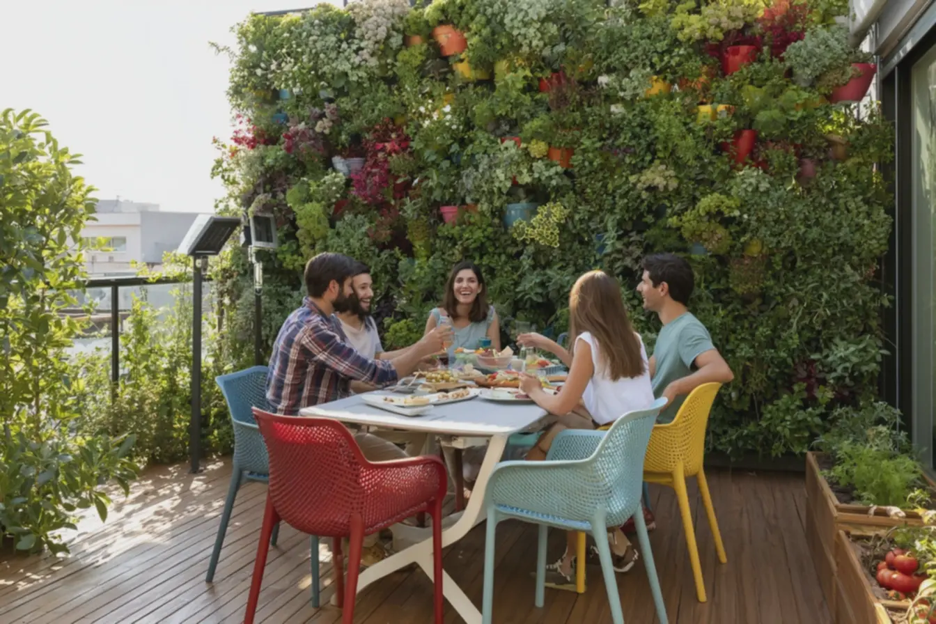 piso-de-decking-de-madeira-tratada-e-iluminacao-solar-com-sensores-em-espaco-dejardim-funcional-para-encontros-sociais Adeus jardim de enfeite: agora a tendência é criar áreas externas realmente usadas piso-de-decking-de-madeira-tratada-e-iluminacao-solar-com-sensores-em-espaco-dejardim-funcional-para-encontros-sociais Adeus jardim de enfeite: agora a tendência é criar áreas externas realmente usadas