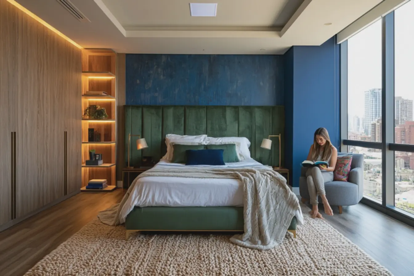 piso-vinilico-imitando-madeira-e-tapete-grande-de-trico-bege-em-quarto-de-casalelegante-e-cheio-de-personalidade Como ter um quarto de casal lindo e elegante? Veja as dicas da decoradora. piso-vinilico-imitando-madeira-e-tapete-grande-de-trico-bege-em-quarto-de-casalelegante-e-cheio-de-personalidade Como ter um quarto de casal lindo e elegante? Veja as dicas da decoradora.