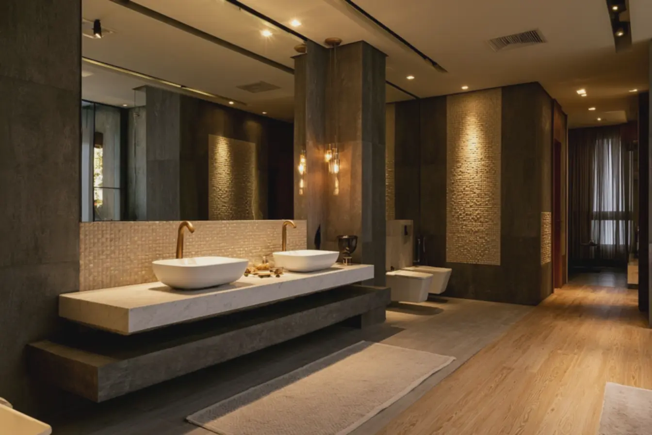 porcelanato-antiderrapante-imitando-madeira-clara-tapete-neutro-ambiente-luxoconforto-e-revestimentos-funcionais Chega de parede lisa: Os novos revestimentos para banheiro chegaram para mudar tudo porcelanato-antiderrapante-imitando-madeira-clara-tapete-neutro-ambiente-luxoconforto-e-revestimentos-funcionais Chega de parede lisa: Os novos revestimentos para banheiro chegaram para mudar tudo