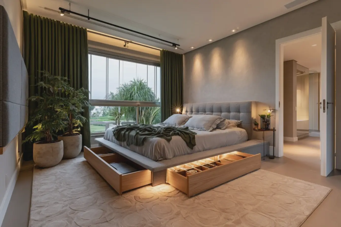 quarto-moderno-com-parede-cinza-claro-e-cabeceira-capitone-revestida-em-tecidoimpermeabilizado Os principais detalhes na decoração de quartos que muitos se esquecem, mas faz grande diferença quarto-moderno-com-parede-cinza-claro-e-cabeceira-capitone-revestida-em-tecidoimpermeabilizado Os principais detalhes na decoração de quartos que muitos se esquecem, mas faz grande diferença