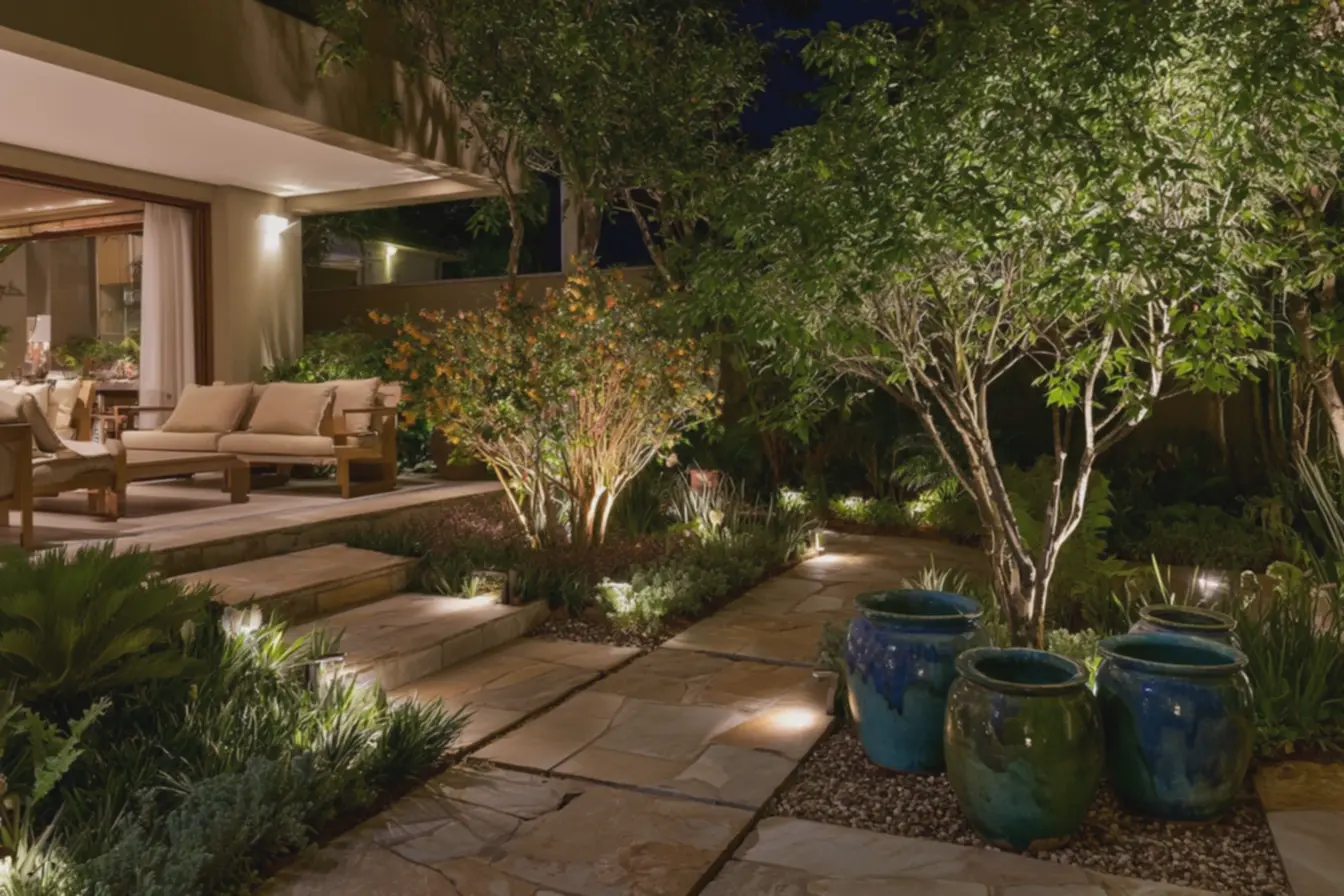 spots-de-led-baixa-tensao-destacando-arbusto-florido-e-pequena-arvore-frondosa Como iluminar um jardim: Os 7 truques simples que fazem toda diferença spots-de-led-baixa-tensao-destacando-arbusto-florido-e-pequena-arvore-frondosa Como iluminar um jardim: Os 7 truques simples que fazem toda diferença