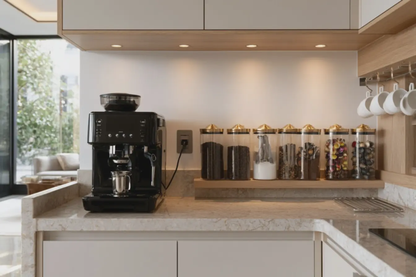 suporte-embutido-para-xicaras-brancas-e-escorredor-inox-na-bancada-do-canto-docafe O canto do café evoluiu: agora ele precisa ser bonito, prático e integrado à decoração suporte-embutido-para-xicaras-brancas-e-escorredor-inox-na-bancada-do-canto-docafe O canto do café evoluiu: agora ele precisa ser bonito, prático e integrado à decoração