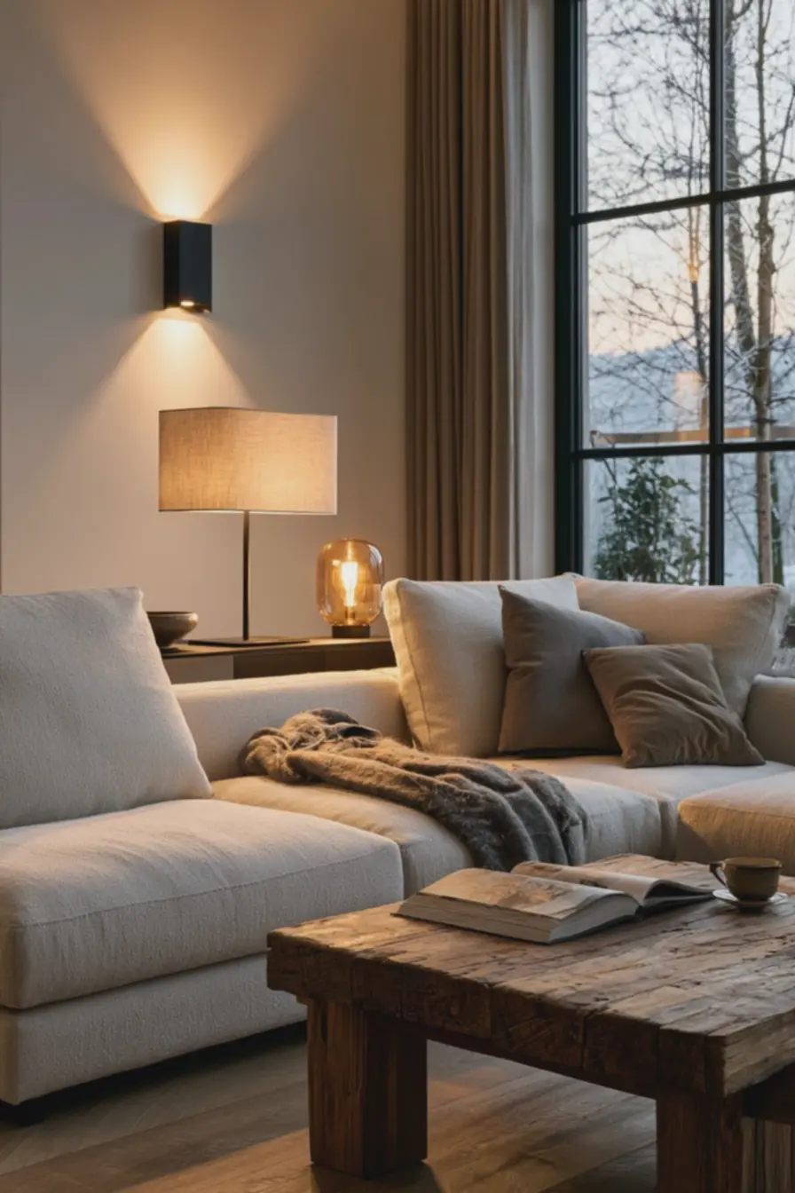 ambiente-aconchegante-com-luz-dourada-arandelas-com-iluminacao-indireta-paredesem-tom-off-white Iluminação que aquece: lâmpadas, tons e pontos ideais para o frio ambiente-aconchegante-com-luz-dourada-arandelas-com-iluminacao-indireta-paredesem-tom-off-white Iluminação que aquece: lâmpadas, tons e pontos ideais para o frio