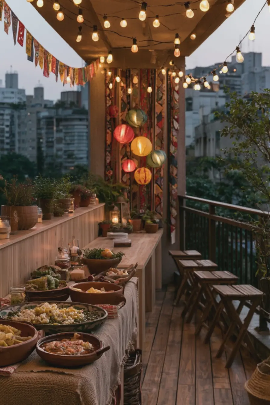 ambiente-aconchegante-com-luz-quente-suave-de-fios-de-luz-amarelados-e-moveismultifuncionais-em-varanda-compacta Quermesse na varanda: decoração de festa junina compacta e cheia de estilo ambiente-aconchegante-com-luz-quente-suave-de-fios-de-luz-amarelados-e-moveismultifuncionais-em-varanda-compacta Quermesse na varanda: decoração de festa junina compacta e cheia de estilo
