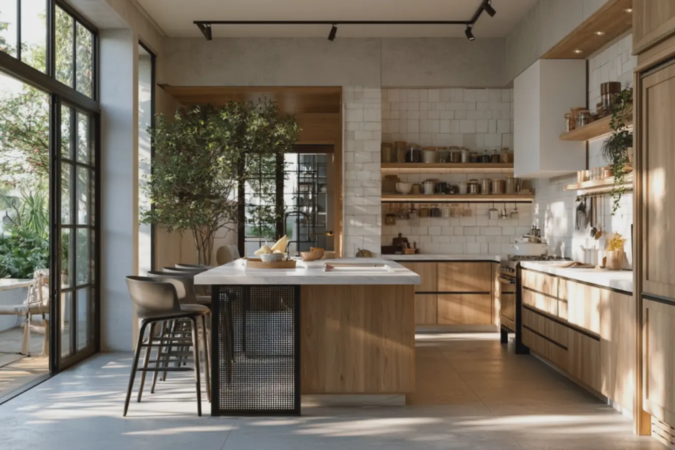 ambiente-arejado-com-cadeiras-minimalistas-ao-lado-da-ilha-para-otimizar-espacocompacto Zonas flexíveis: ilhas móveis e bancadas retráteis que ampliam cozinhas pequenas ambiente-arejado-com-cadeiras-minimalistas-ao-lado-da-ilha-para-otimizar-espacocompacto Zonas flexíveis: ilhas móveis e bancadas retráteis que ampliam cozinhas pequenas