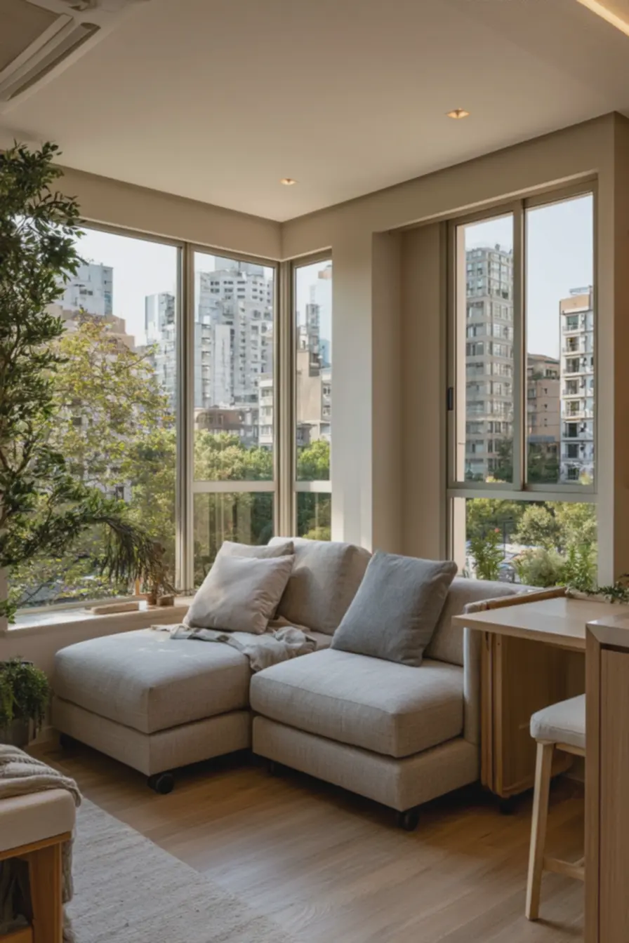 ambiente-com-moveis-modulares-flexiveis-e-decoracao-minimalista-facilitandocirculacao-e-entrada-de-luz-natural Móveis modulares, dobráveis e com rodízios para maximizar espaços em apartamentos pequenos ambiente-com-moveis-modulares-flexiveis-e-decoracao-minimalista-facilitandocirculacao-e-entrada-de-luz-natural Móveis modulares, dobráveis e com rodízios para maximizar espaços em apartamentos pequenos