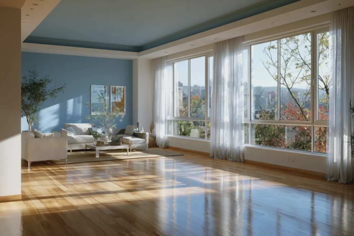 ambiente-minimalista-com-mobiliario-neutro-e-piso-madeira-clara-refletindo-luznatural Tons de azul que ampliam ambientes pequenos e valorizam a luz natural ambiente-minimalista-com-mobiliario-neutro-e-piso-madeira-clara-refletindo-luznatural Tons de azul que ampliam ambientes pequenos e valorizam a luz natural