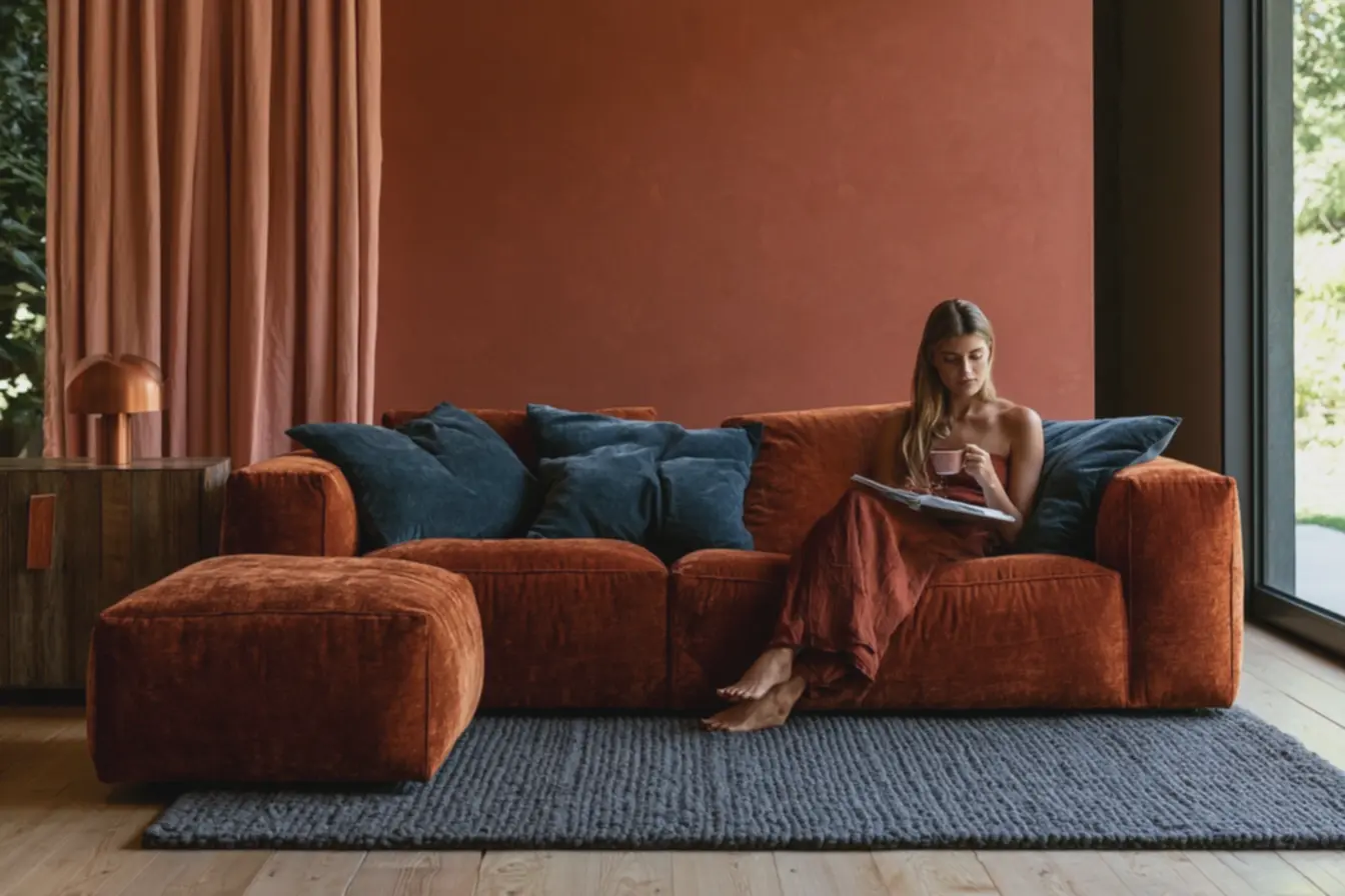 ambiente-organizado-com-tapete-cinza-grafite-e-moveis-em-madeira-claracombinados-com-decoracao-em-laranja-coral-fosco Decorar com tons de laranja: como criar ambientes cheios de energia e aconchego ambiente-organizado-com-tapete-cinza-grafite-e-moveis-em-madeira-claracombinados-com-decoracao-em-laranja-coral-fosco Decorar com tons de laranja: como criar ambientes cheios de energia e aconchego