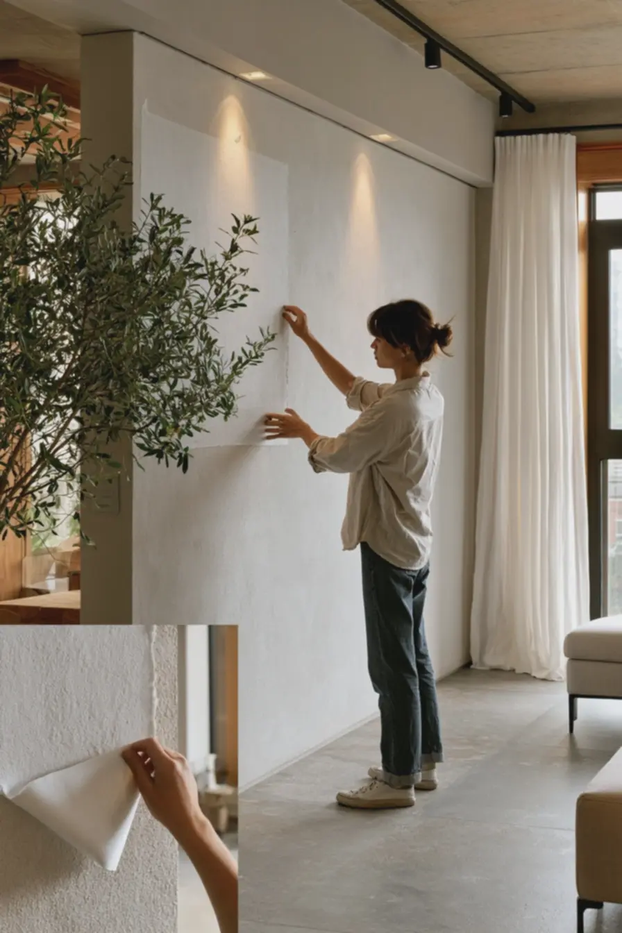 aplicacao-de-painel-adesivo-fosco-em-parede-branca-de-apartamento-alugadoprocesso-cuidadoso-sem-danificar-a-parede Paredes sem furar: soluções visuais para personalizar apartamento alugado aplicacao-de-painel-adesivo-fosco-em-parede-branca-de-apartamento-alugadoprocesso-cuidadoso-sem-danificar-a-parede Paredes sem furar: soluções visuais para personalizar apartamento alugado