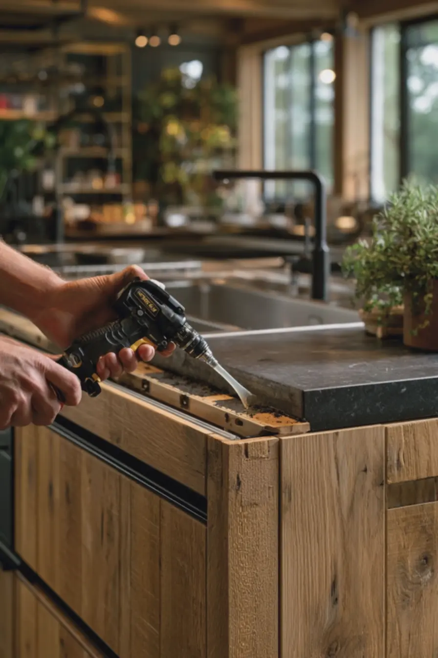bancada-composita-mate-com-borda-em-inox-escovado-visivel-ao-fundo-desfocado-daimagem Cozinha com toque europeu: materiais que resistem ao calor e à umidade bancada-composita-mate-com-borda-em-inox-escovado-visivel-ao-fundo-desfocado-daimagem Cozinha com toque europeu: materiais que resistem ao calor e à umidade