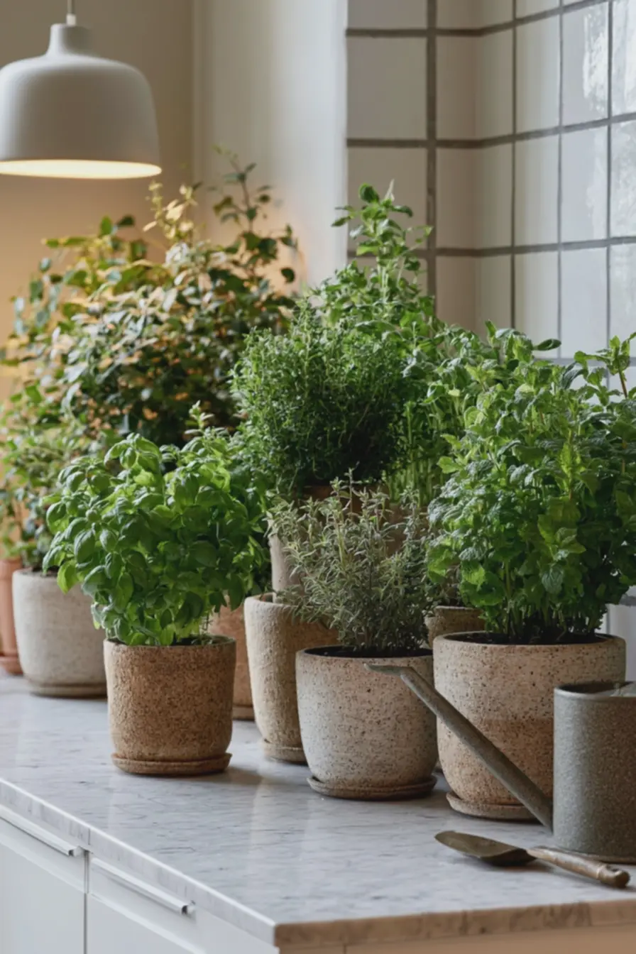 bancada-de-cozinha-com-vasos-de-manjericao-alecrim-e-hortela-organizados-paracultivo Combinar plantas: o detalhe pouco conhecido que dinamiza seu ambiente bancada-de-cozinha-com-vasos-de-manjericao-alecrim-e-hortela-organizados-paracultivo Combinar plantas: o detalhe pouco conhecido que dinamiza seu ambiente