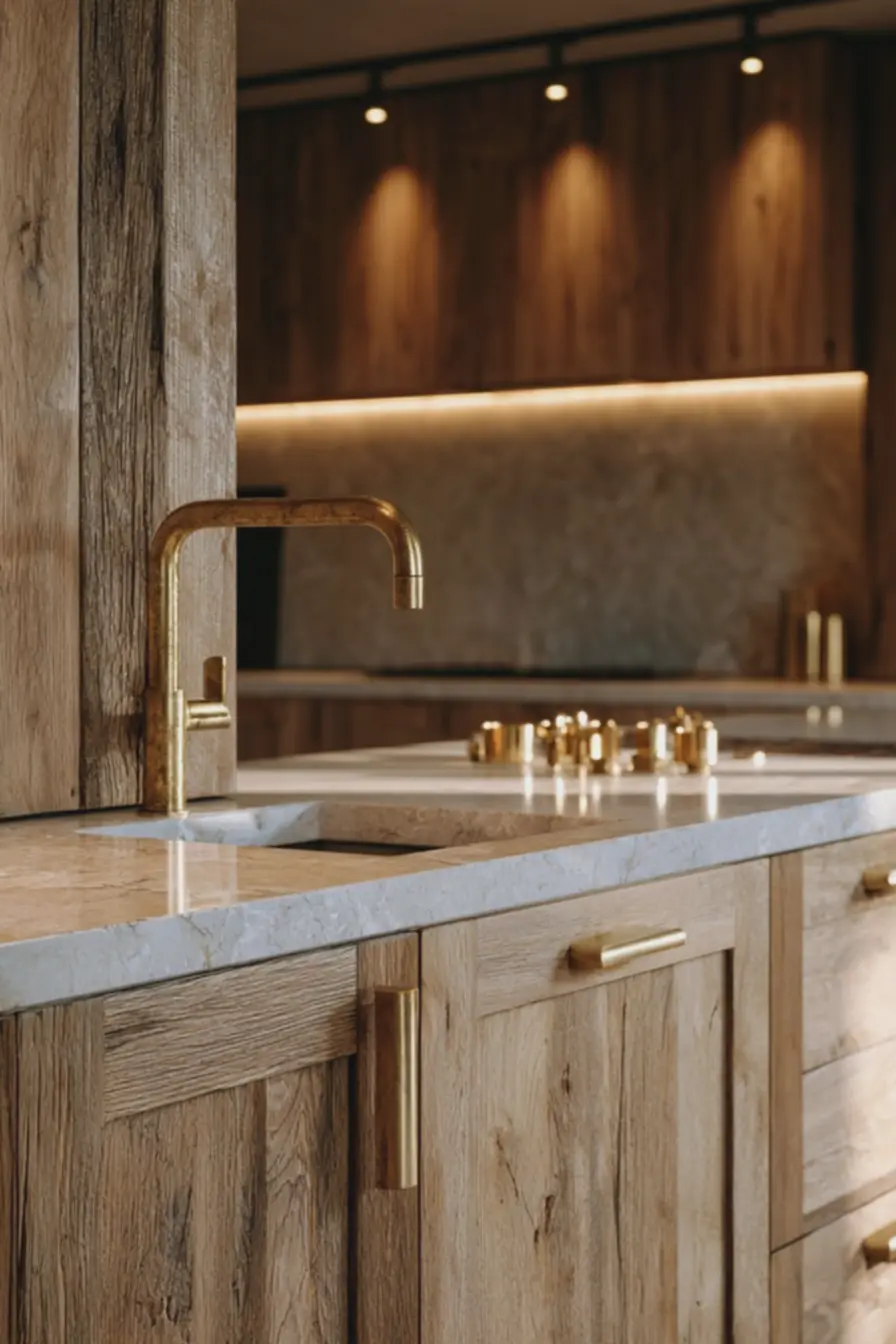 banheiro-contemporaneo-com-metais-dourados-acetinados-e-gabinete-branco Veja como usar tons de dourado na decoração sem exagerar, segundo especialistas banheiro-contemporaneo-com-metais-dourados-acetinados-e-gabinete-branco Veja como usar tons de dourado na decoração sem exagerar, segundo especialistas