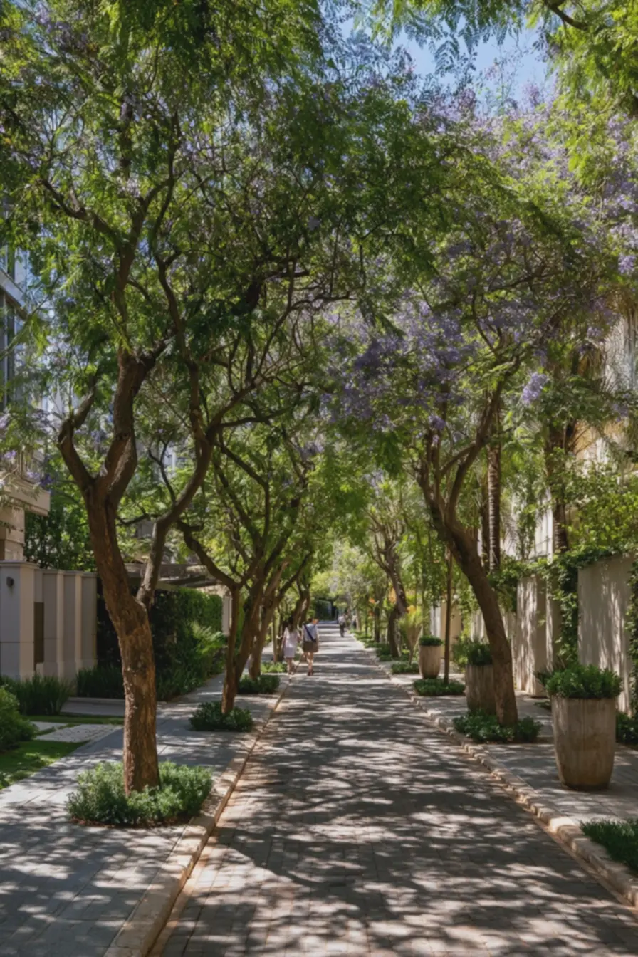calcada-larga-e-limpa-com-sombra-filtrada-das-copas-arredondadas-dos-jacarandasmimosos-em-dia-ensolarado Árvores para calçada: espécies que não levantam a guia e facilitam a manutenção calcada-larga-e-limpa-com-sombra-filtrada-das-copas-arredondadas-dos-jacarandasmimosos-em-dia-ensolarado Árvores para calçada: espécies que não levantam a guia e facilitam a manutenção