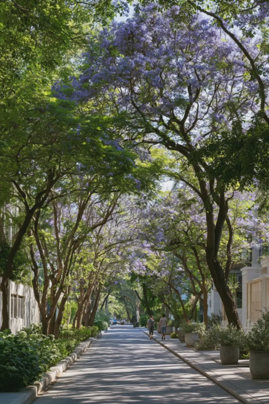 calcada-urbana-com-arvores-de-jacaranda-mimoso-e-raizes-discretas-sem-levantar-aguia-de-concreto Árvores para calçada: espécies que não levantam a guia e facilitam a manutenção calcada-urbana-com-arvores-de-jacaranda-mimoso-e-raizes-discretas-sem-levantar-aguia-de-concreto Árvores para calçada: espécies que não levantam a guia e facilitam a manutenção