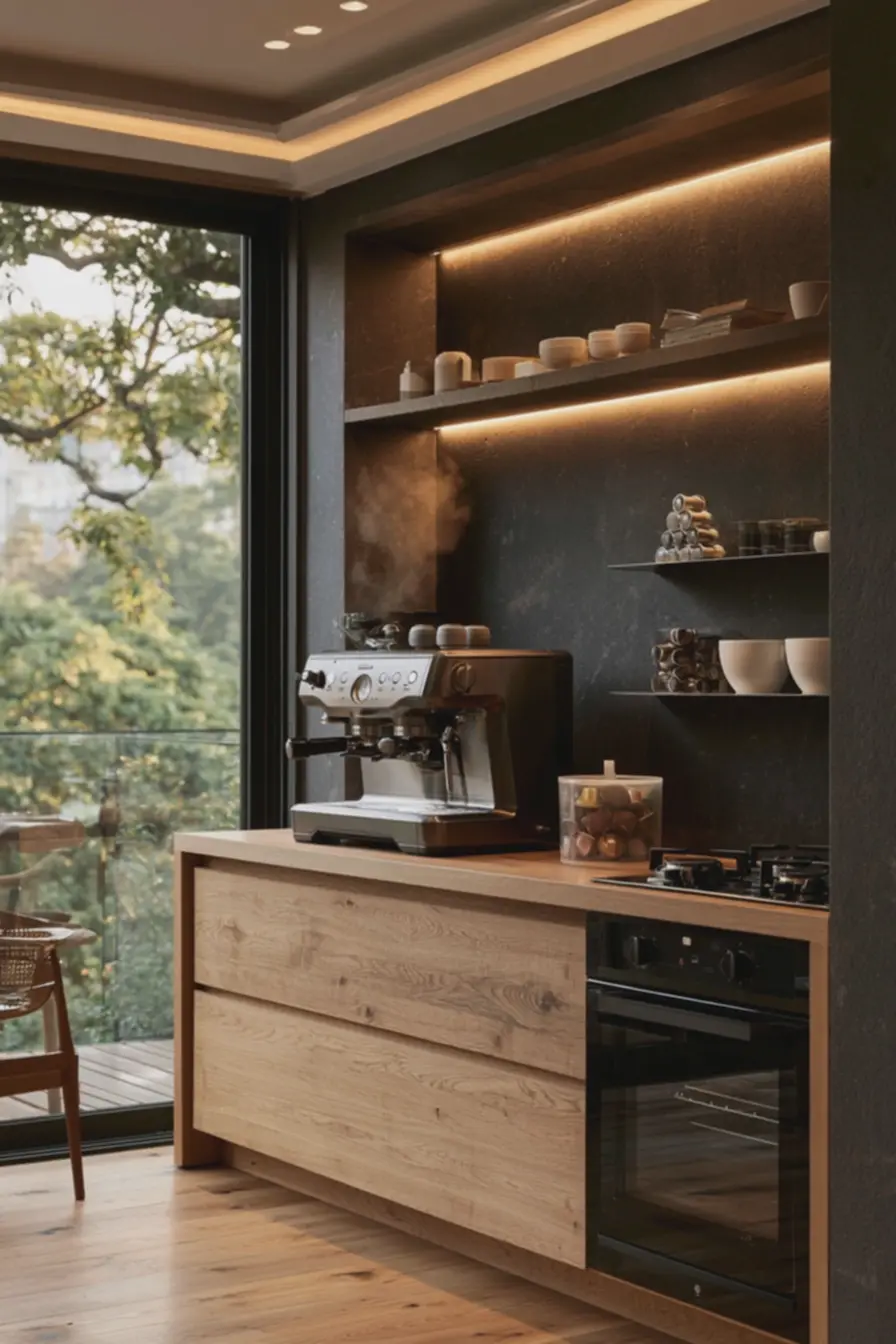 canto-de-cafe-compacto-com-maquina-expresso-grande-sobre-bancada-de-madeiraclara-integrada-ao-espaco-pequeno Máquinas grandes, espaços pequenos: equilibrando escala no canto do café canto-de-cafe-compacto-com-maquina-expresso-grande-sobre-bancada-de-madeiraclara-integrada-ao-espaco-pequeno Máquinas grandes, espaços pequenos: equilibrando escala no canto do café