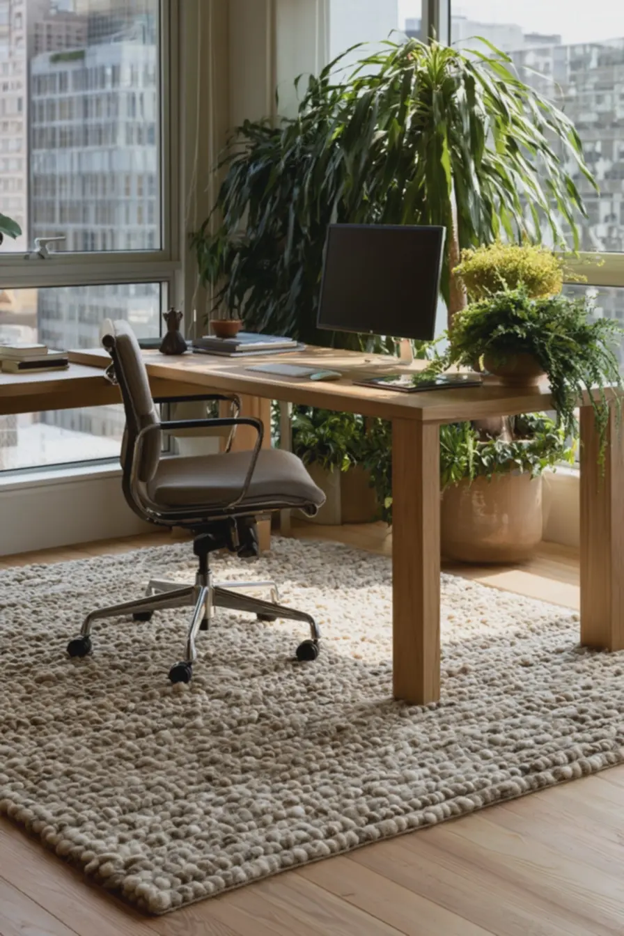 comparacao-entre-tapete-pequeno-liso-e-tapete-grande-de-la-destacandoimportancia-da-absorcao-acustica Acústica no home office: painéis, tapetes e estantes que melhoram foco e chamadas comparacao-entre-tapete-pequeno-liso-e-tapete-grande-de-la-destacandoimportancia-da-absorcao-acustica Acústica no home office: painéis, tapetes e estantes que melhoram foco e chamadas