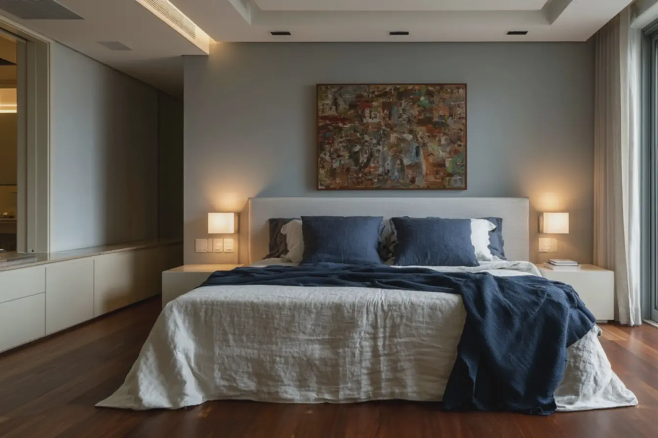 composicao-com-moveis-off-white-e-quadro-em-tons-terrosos-como-ponto-focalvibrante-no-quarto-moderno Combinação de cores de parede e móveis: o erro que gera ambiente sem vida composicao-com-moveis-off-white-e-quadro-em-tons-terrosos-como-ponto-focalvibrante-no-quarto-moderno Combinação de cores de parede e móveis: o erro que gera ambiente sem vida