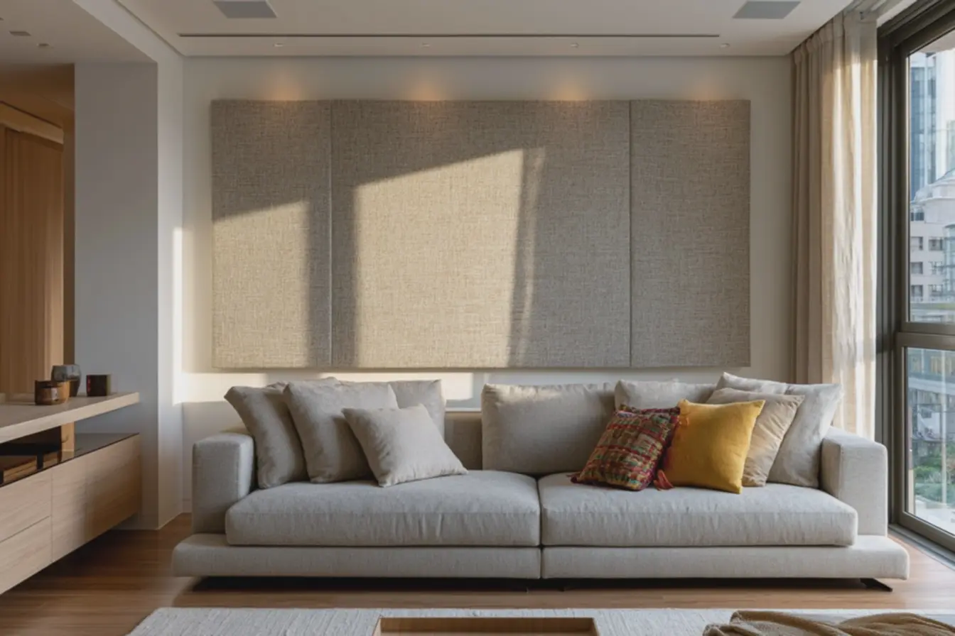 composicao-visual-impactante-e-pratica-para-personalizar-parede-sem-marcasusando-painel-tensionado-em-decoracao-residencial Paredes sem furar: soluções visuais para personalizar apartamento alugado composicao-visual-impactante-e-pratica-para-personalizar-parede-sem-marcasusando-painel-tensionado-em-decoracao-residencial Paredes sem furar: soluções visuais para personalizar apartamento alugado