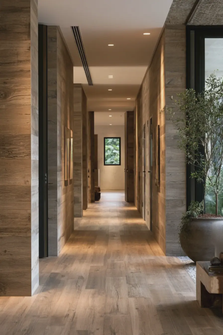 corredor-residencial-estreito-com-revestimento-de-porcelanato-grande-formato-empadrao-madeira-clara-com-veios-longitudinais-para-ampliar-visualmente-o-ambiente Revestimento para parede que amplia visualmente corredores e hall de entrada corredor-residencial-estreito-com-revestimento-de-porcelanato-grande-formato-empadrao-madeira-clara-com-veios-longitudinais-para-ampliar-visualmente-o-ambiente Revestimento para parede que amplia visualmente corredores e hall de entrada