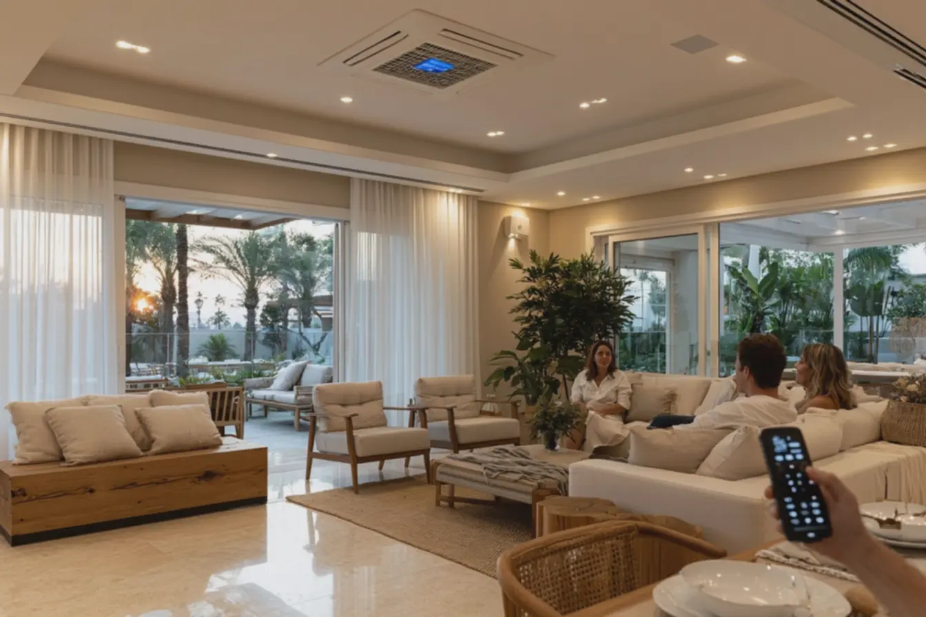 decoracao-sofisticada-com-ar-condicionado-quente-frio-embutido-em-sala-e-jantarde-apartamento-contemporaneo Ar Condicionado Quente Frio vale a pena? Quais os melhores modelos e como escolher? decoracao-sofisticada-com-ar-condicionado-quente-frio-embutido-em-sala-e-jantarde-apartamento-contemporaneo Ar Condicionado Quente Frio vale a pena? Quais os melhores modelos e como escolher?