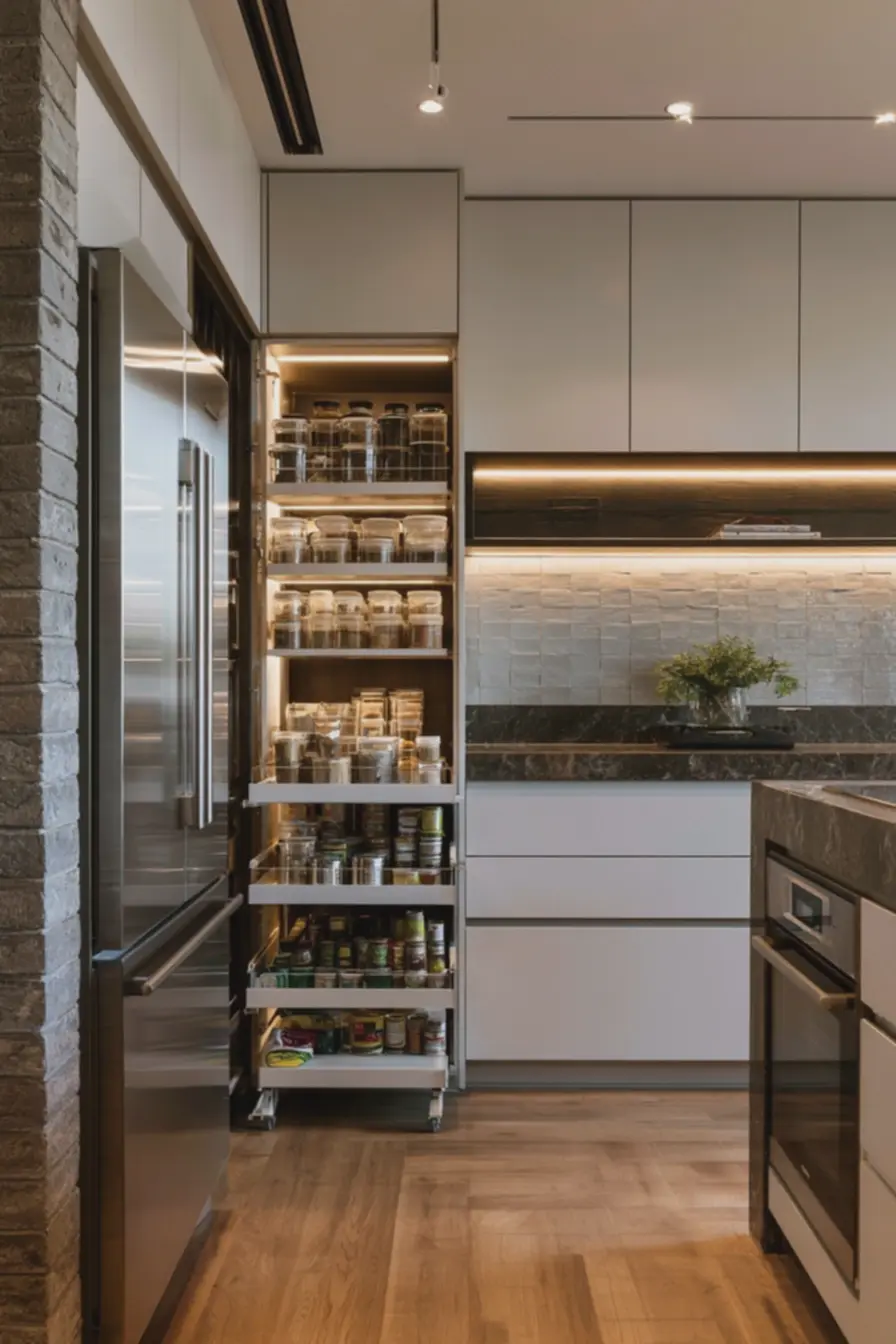 detalhe-do-puxador-discreto-e-sistema-de-roldanas-funcional-em-despensa-compactade-cozinha-otimizada Tendências na decoração de cozinhas que escondem detalhes surpreendentes detalhe-do-puxador-discreto-e-sistema-de-roldanas-funcional-em-despensa-compactade-cozinha-otimizada Tendências na decoração de cozinhas que escondem detalhes surpreendentes