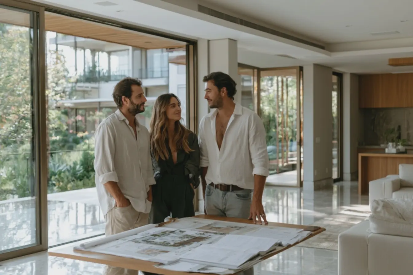 duas-pessoas-discutindo-estrategias-em-ambiente-de-alto-padrao-que-refleteequilibrio-entre-tecnica-e-estetica-na-obra Diária vs empreitada: qual cobrança compensa para seu tipo de obra duas-pessoas-discutindo-estrategias-em-ambiente-de-alto-padrao-que-refleteequilibrio-entre-tecnica-e-estetica-na-obra Diária vs empreitada: qual cobrança compensa para seu tipo de obra
