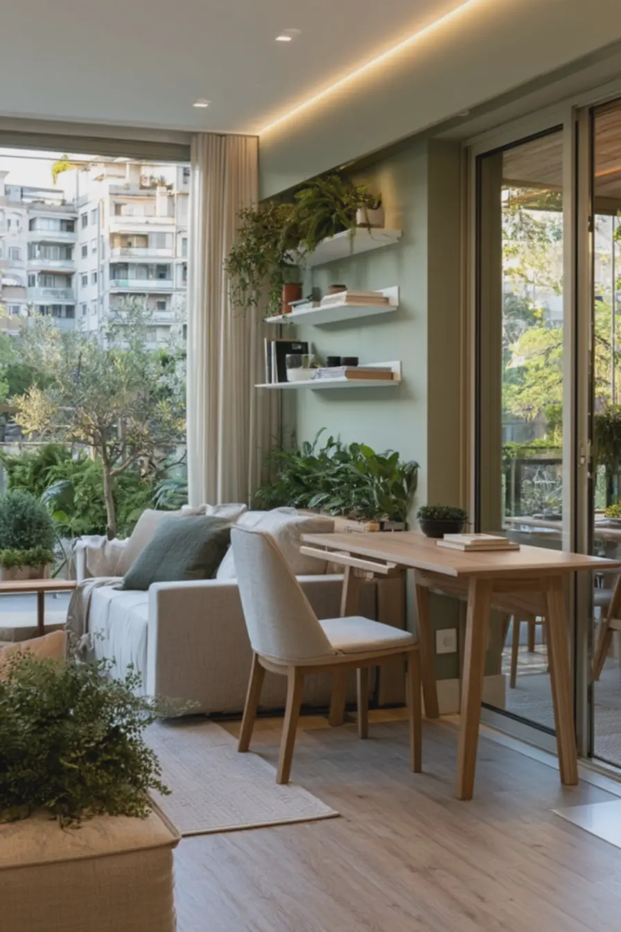 espaco-de-trabalho-integrado-com-mesa-dobravel-de-madeira-clara-e-cadeira-comestofado-resistente-e-facil-de-limpar Tendências de decoração para 2027 que vão redefinir seu conceito de lar espaco-de-trabalho-integrado-com-mesa-dobravel-de-madeira-clara-e-cadeira-comestofado-resistente-e-facil-de-limpar Tendências de decoração para 2027 que vão redefinir seu conceito de lar
