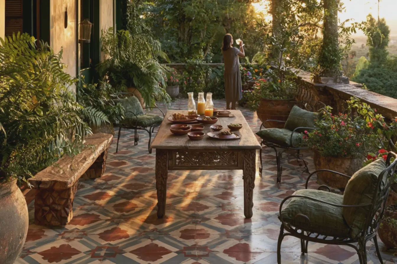 espaco-externo-decorado-com-plantas-exuberantes-em-vasos-de-barro-envelhecido-emesa-rustica-com-comidas-tradicionais Decoração colonial: o estilo que resgata história e aconchego na sua casa espaco-externo-decorado-com-plantas-exuberantes-em-vasos-de-barro-envelhecido-emesa-rustica-com-comidas-tradicionais Decoração colonial: o estilo que resgata história e aconchego na sua casa