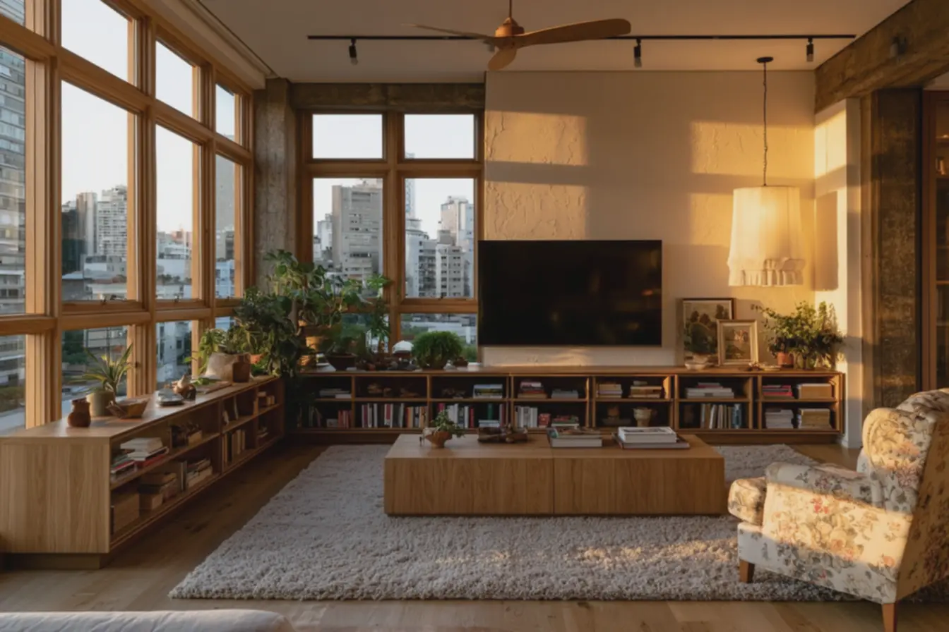 estante-baixa-organizada-com-pecas-artesanais-brasileiras-e-livros-de-decoracaoeuropeia-em-apartamento-urbano O estilo europeu de decoração chegou com tudo no Brasil estante-baixa-organizada-com-pecas-artesanais-brasileiras-e-livros-de-decoracaoeuropeia-em-apartamento-urbano O estilo europeu de decoração chegou com tudo no Brasil