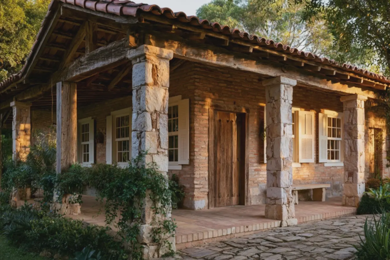 fachada-de-casa-de-fazenda-integrada-com-elementos-rusticos-e-conforto-praticodecoracao-natural-e-iluminacao-suave Fachadas de casas de fazenda: ideias que mudam totalmente o visual rural fachada-de-casa-de-fazenda-integrada-com-elementos-rusticos-e-conforto-praticodecoracao-natural-e-iluminacao-suave Fachadas de casas de fazenda: ideias que mudam totalmente o visual rural